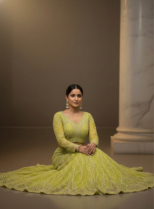 Classic Fish cut Lehnga